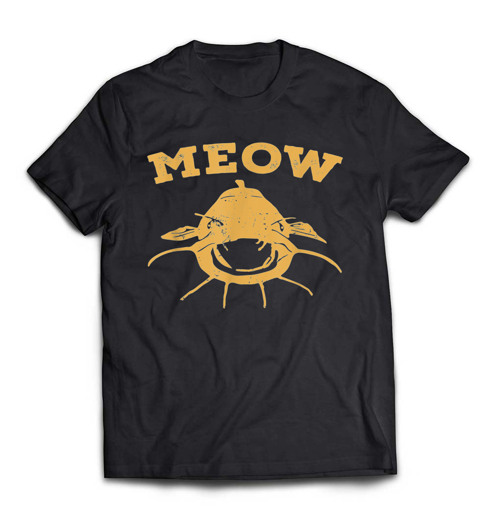 Catfish Fishing Fisherman Meow T-Shirt: A Purr-fect Catch for Anglers